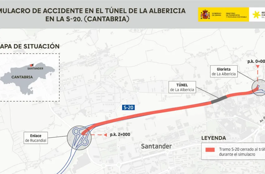  La S-20 cerrará esta noche en ambos sentidos por un simulacro en el túnel de La Albericia