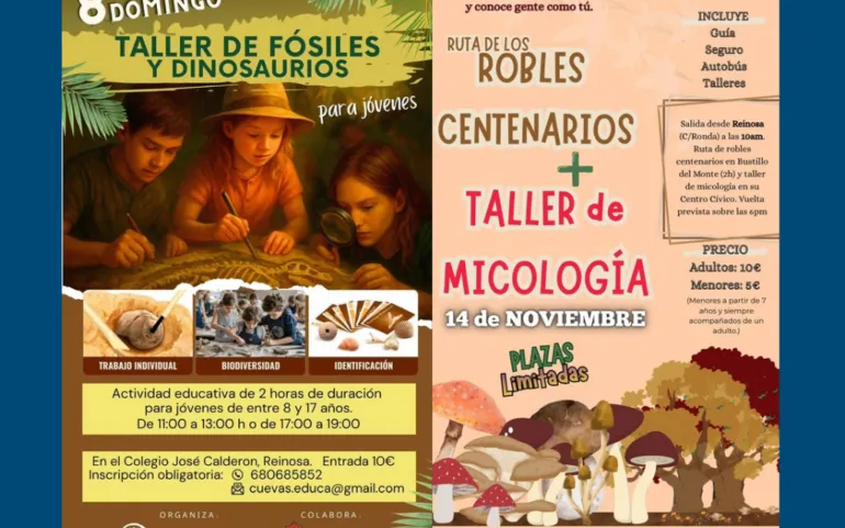 Noticias de Cantabria | El Cántabro | Dos propuestas para descubrir los fósiles, los dinosaurios y el patrimonio natural a través de la micología