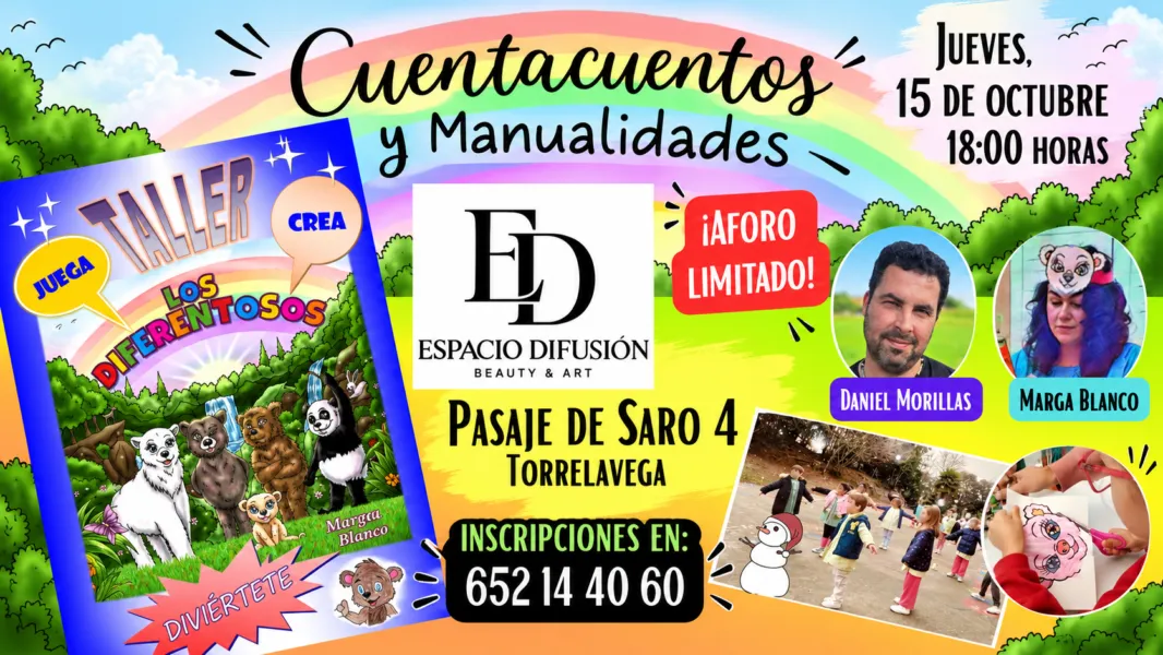 Noticias de Cantabria | El Cántabro | ‘Los Diferentosos’ llegan a Torrelavega con un taller infantil sobre respeto y cuidado de la naturaleza