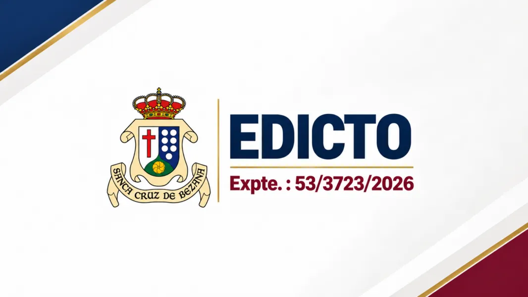 Noticias de Cantabria | El Cántabro | Ayuntamiento de Santa Cruz de Bezana; EDICTO Expte. : 53/3723/2026