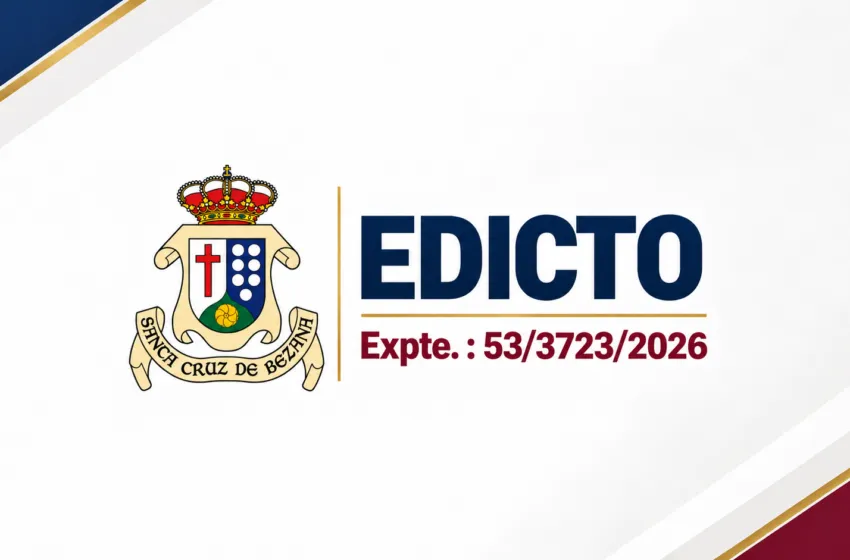 Noticias de Cantabria | El Cántabro | Ayuntamiento de Santa Cruz de Bezana; EDICTO Expte. : 53/3723/2026