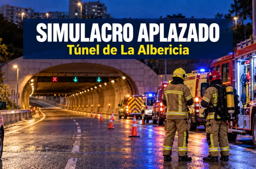  Se aplaza el simulacro de accidente de mercancías peligrosas en el túnel de La Albericia