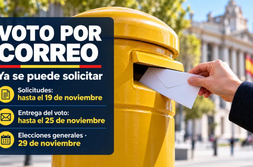 Noticias de Cantabria | El Cántabro | Ya se puede solicitar el voto por correo para las elecciones generales del 29 de noviembre