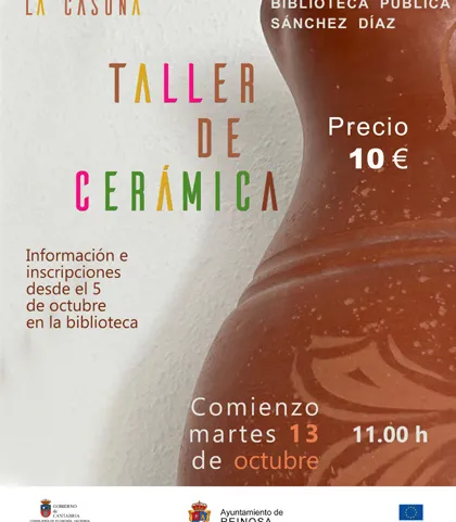 Noticias de Cantabria | El Cántabro | Abierta la inscripción para el nuevo taller de cerámica de la Biblioteca Sánchez Díaz