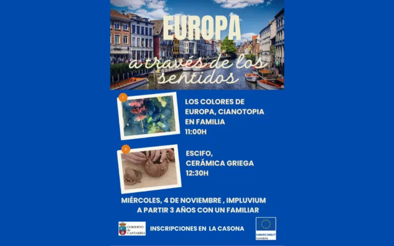 Noticias de Cantabria | El Cántabro | El Ayuntamiento de Reinosa organiza dos talleres familiares para acercar Europa a través del arte y los sentidos