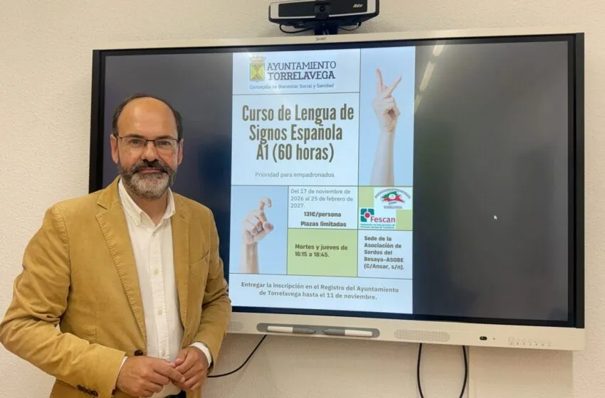  Torrelavega ofrece nuevos cursos de Lengua de Signos Española