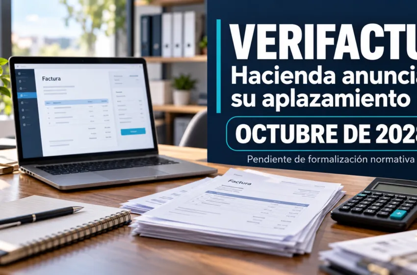  Hacienda vuelve a aplazar Verifactu y lleva su entrada en vigor hasta octubre de 2028