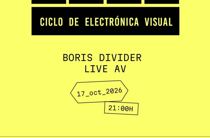 Noticias de Cantabria | El Cántabro | Boris Divider, referente de la electrónica experimental española, en la 7ª edición de ‘Link’