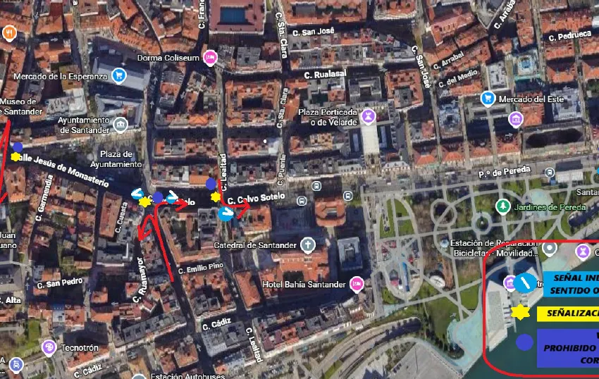 Noticias de Cantabria | El Cántabro | Las calles Isabel II y Jesús de Monasterio se cortan al tráfico este jueves por obras de asfaltado