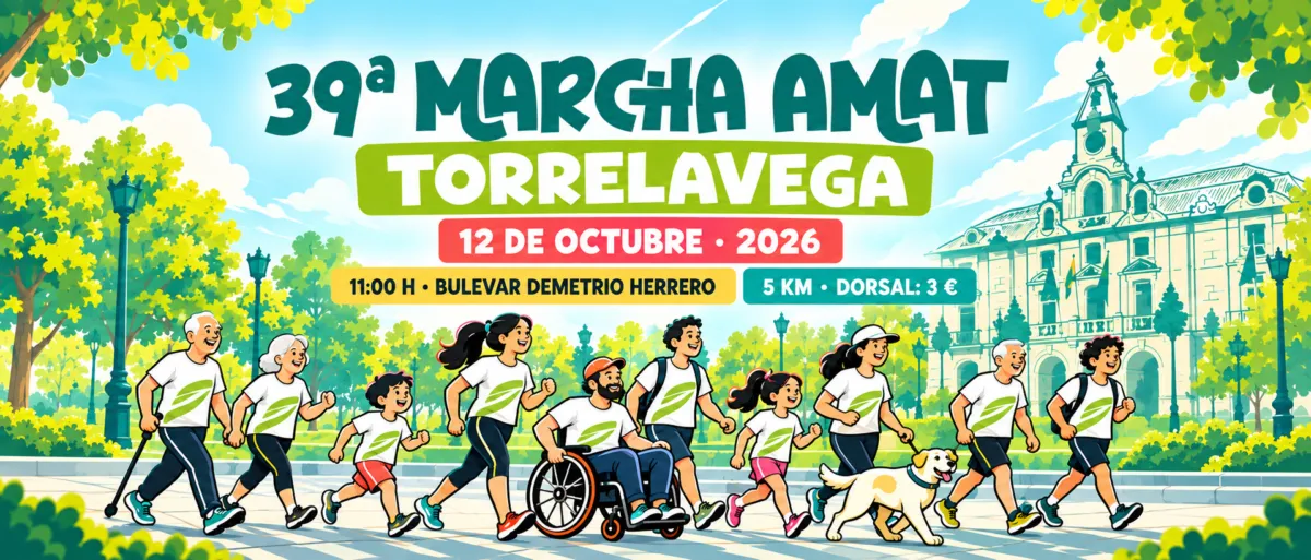 Noticias de Cantabria | El Cántabro | Torrelavega se moviliza frente a las adicciones: la Marcha AMAT regresa con dorsales a tres euros