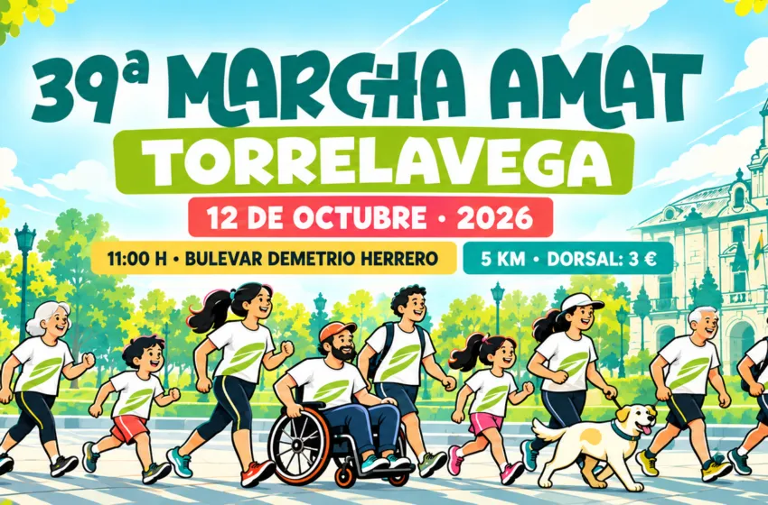  Torrelavega se moviliza frente a las adicciones: la Marcha AMAT regresa con dorsales a tres euros