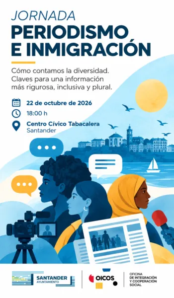 Noticias de Cantabria | El Cántabro | El centro cívico de Tabacalera acoge el jueves 22 la jornada ‘Periodismo e inmigración’