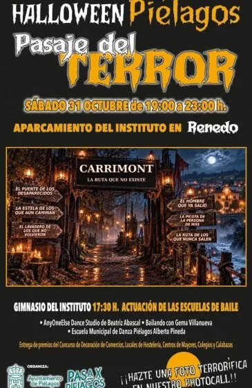  “La ruta que no existe”, un espectáculo de terror a orillas del río Carrimont, a su paso por Renedo, nueva propuesta del Ayuntamiento de Piélagos para la noche de Halloween