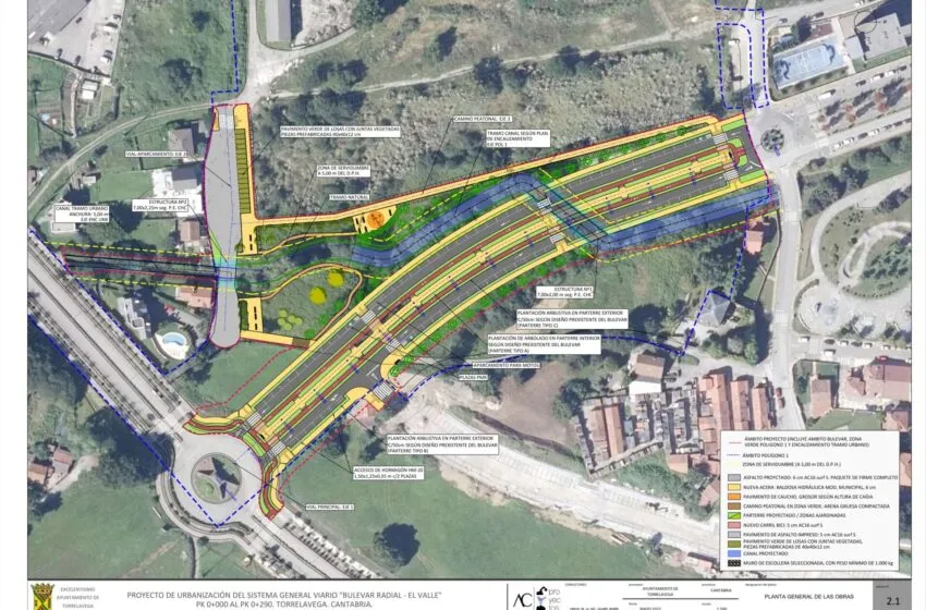  Torrelavega licita por 4 millones de euros la finalización del Bulevar Radial El Valle