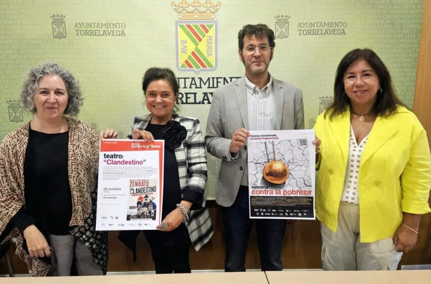Noticias de Cantabria | El Cántabro | Torrelavega acoge el 22 de octubre la obra de teatro social 'Clandestino', dentro de la Semana contra la Pobreza