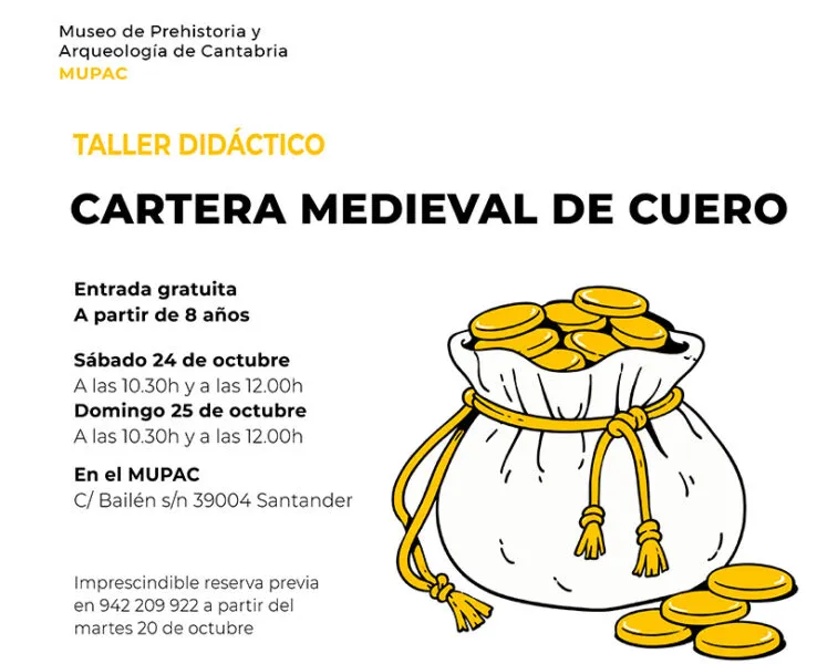 Cultura convoca un nuevo taller pedagógico en el MUPAC sobre trabajos en piel. (Foto: Gobierno de Cantabria)
