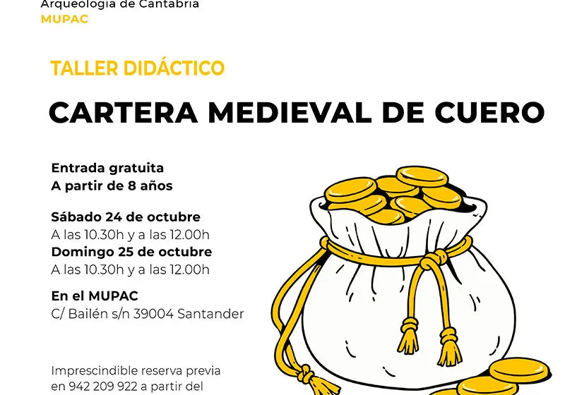 Cultura convoca un nuevo taller pedagógico en el MUPAC sobre trabajos en piel. (Foto: Gobierno de Cantabria)