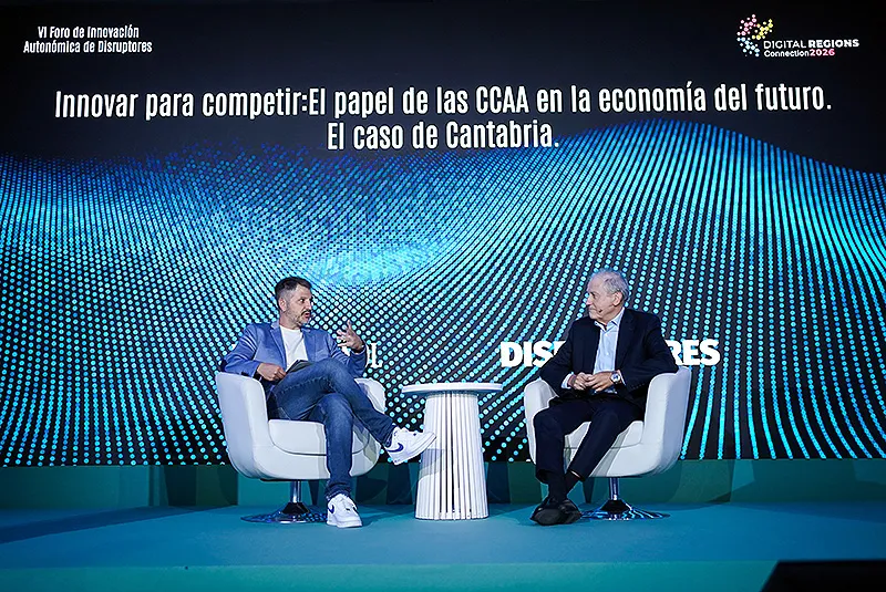 El consejero, durante su intervención en el foro de Disruptores en Madrid (Foto: Javier Carbajal)