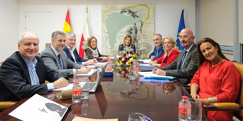 Imagen de la reunión de hoy del Consejo de Gobierno de Cantabria (FOTO: Raúl Lucio)