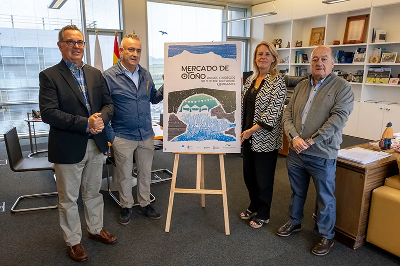 De izquierda a derecha: Paulino San Emeterio, Ángel Bordás, María Jesús Susinos y Ángel Sainz. (Foto: Miguel López).